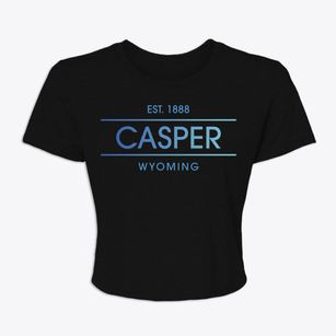 Casper Wyoming Horizon Women's Crop Top