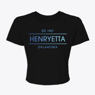 Henryetta Oklahoma Horizon Women's Crop Top