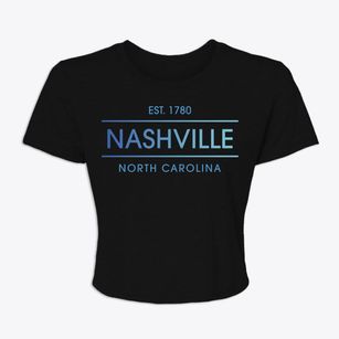 Nashville North Carolina Horizon Women's Crop Top
