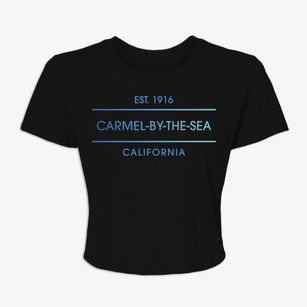 Carmel-by-the-sea California Horizon Women's Crop Top
