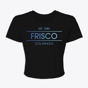 Frisco Colorado Horizon Women's Crop Top