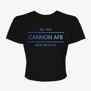 Cannon Afb New Mexico Horizon Women's Crop Top