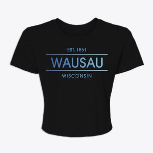 Wausau Wisconsin Horizon Women's Crop Top
