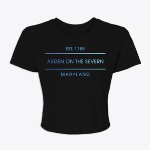 Arden On The Severn Maryland Horizon Women's Crop Top