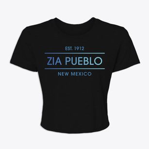 Zia Pueblo New Mexico Horizon Women's Crop Top