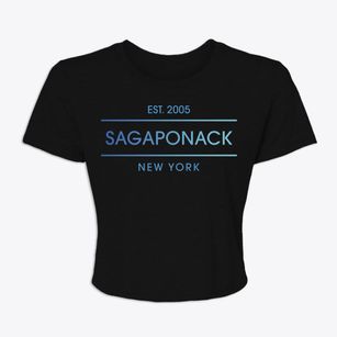 Sagaponack New York Horizon Women's Crop Top