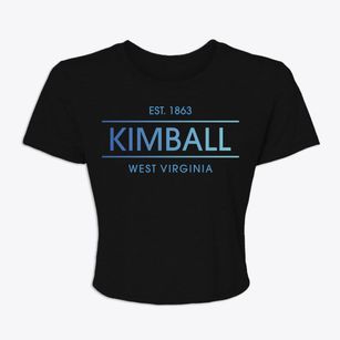 Kimball West Virginia Horizon Women's Crop Top