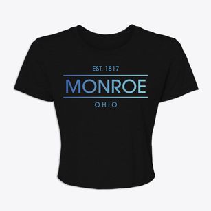 Monroe Ohio Horizon Women's Crop Top