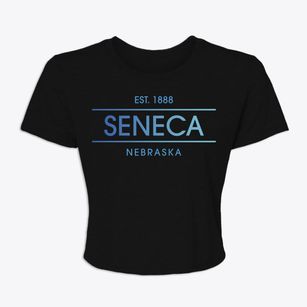 Seneca Nebraska Horizon Women's Crop Top