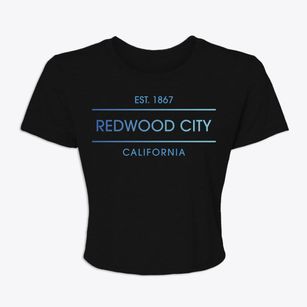 Redwood City California Horizon Women's Crop Top