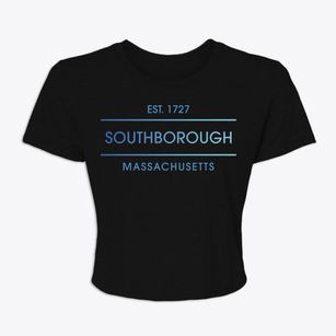 Southborough Massachusetts Horizon Women's Crop Top