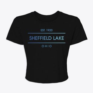 Sheffield Lake Ohio Horizon Women's Crop Top