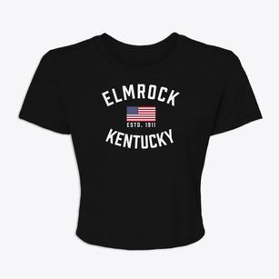 Elmrock Kentucky Patriot Women's Crop Top