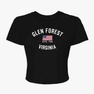 Glen Forest Virginia Patriot Women's Crop Top