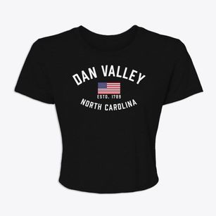 Dan Valley North Carolina Patriot Women's Crop Top