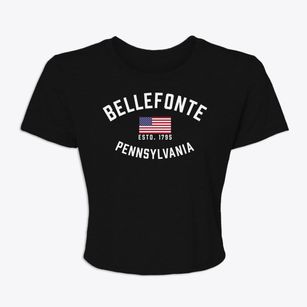 Bellefonte Pennsylvania Patriot Women's Crop Top