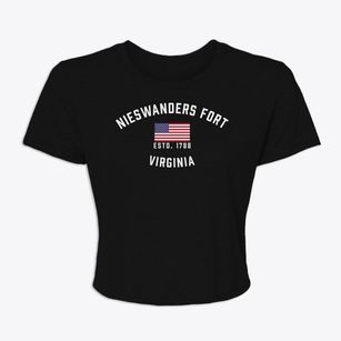 Nieswanders Fort Virginia Patriot Women's Crop Top