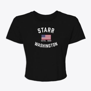 Starr Washington Patriot Women's Crop Top