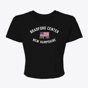 Bradford Center New Hampshire Patriot Women's Crop Top