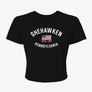 Shehawken Pennsylvania Patriot Women's Crop Top