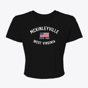 Mckinleyville West Virginia Patriot Women's Crop Top