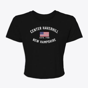 Center Haverhill New Hampshire Patriot Women's Crop Top