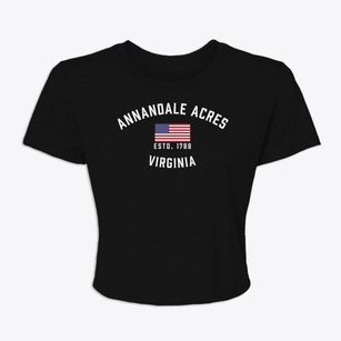 Annandale Acres Virginia Patriot Women's Crop Top
