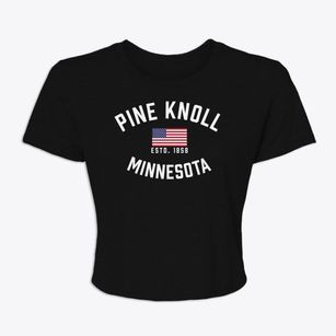 Pine Knoll Minnesota Patriot Women's Crop Top