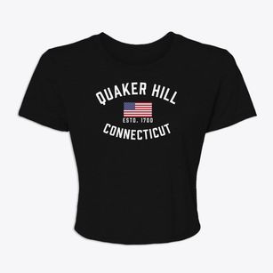 Quaker Hill Connecticut Patriot Women's Crop Top