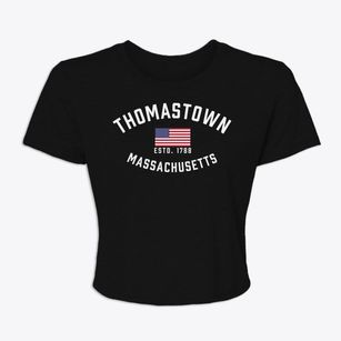 Thomastown Massachusetts Patriot Women's Crop Top
