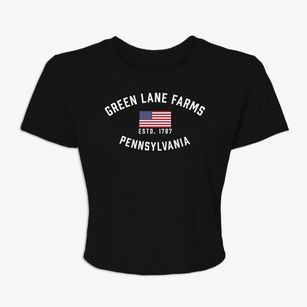 Green Lane Farms Pennsylvania Patriot Women's Crop Top