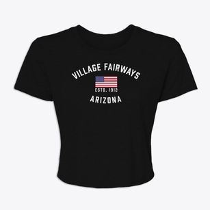 Village Fairways Arizona Patriot Women's Crop Top