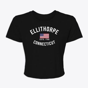 Ellithorpe Connecticut Patriot Women's Crop Top