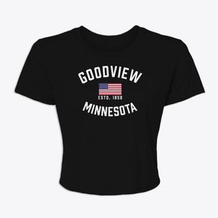 Goodview Minnesota Patriot Women's Crop Top