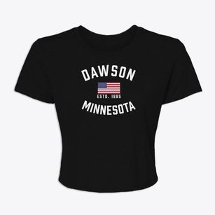 Dawson Minnesota Patriot Women's Crop Top