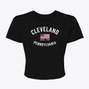 Cleveland Pennsylvania Patriot Women's Crop Top