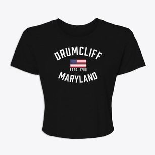 Drumcliff Maryland Patriot Women's Crop Top