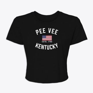 Pee Vee Kentucky Patriot Women's Crop Top