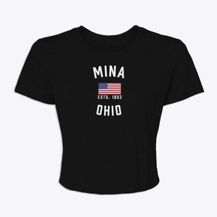 Mina Ohio Patriot Women's Crop Top