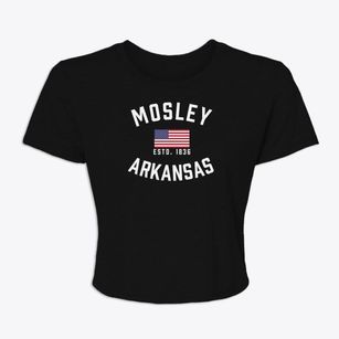 Mosley Arkansas Patriot Women's Crop Top