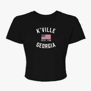 K'ville Georgia Patriot Women's Crop Top