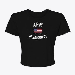 Arm Mississippi Patriot Women's Crop Top