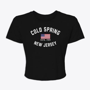Cold Spring New Jersey Patriot Women's Crop Top