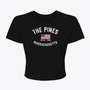 The Pines Massachusetts Patriot Women's Crop Top