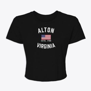 Alton Virginia Patriot Women's Crop Top