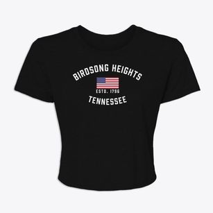 Birdsong Heights Tennessee Patriot Women's Crop Top
