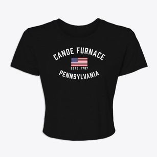 Canoe Furnace Pennsylvania Patriot Women's Crop Top