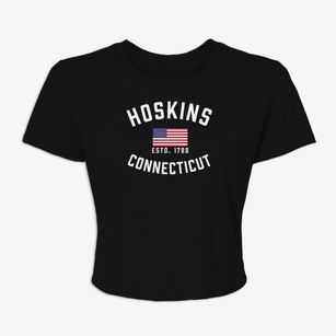 Hoskins Connecticut Patriot Women's Crop Top