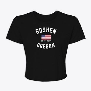 Goshen Oregon Patriot Women's Crop Top