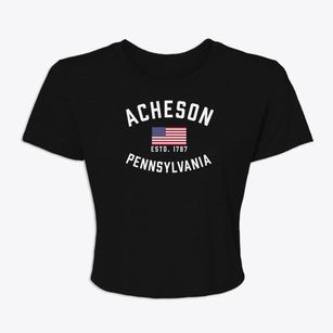 Acheson Pennsylvania Patriot Women's Crop Top